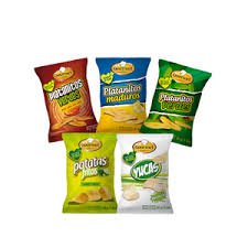 Platanitos Verdes - Bolsa Individual de 65 g - Sabor Salado